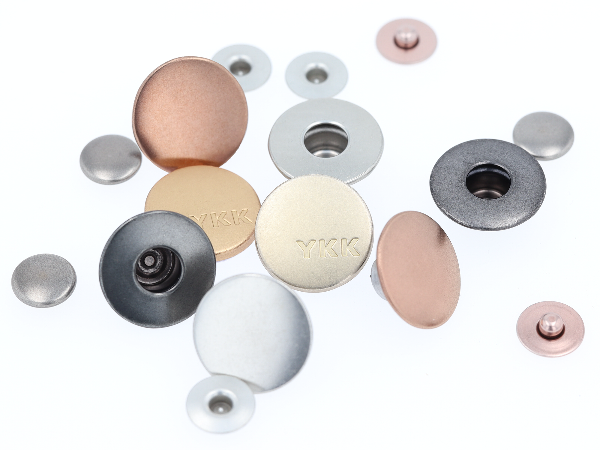 Snap button met Acroplating