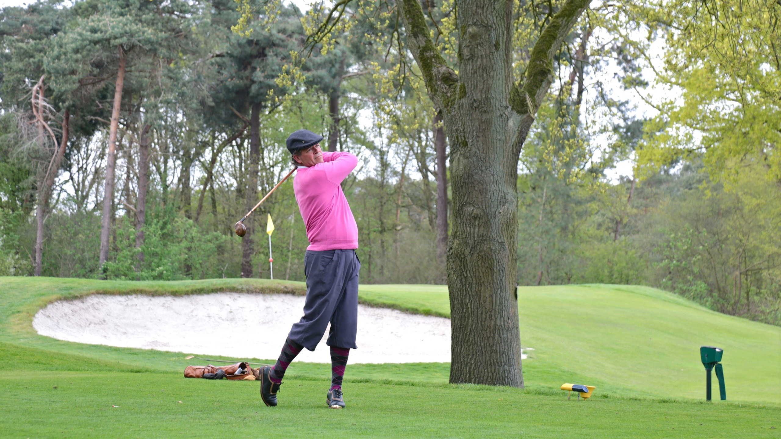 Auke op de tee