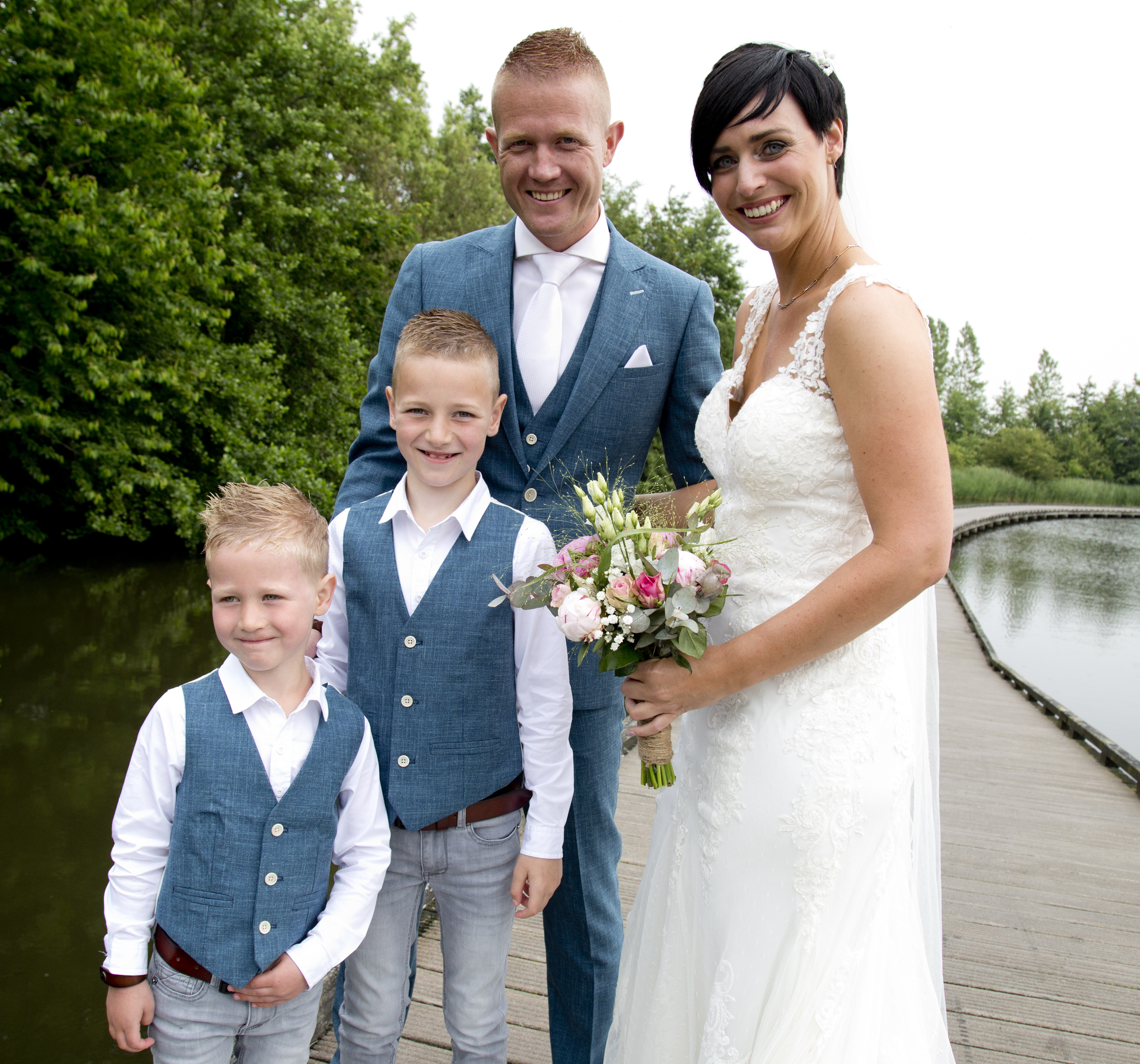 Verschillende stijlen trouwpakken